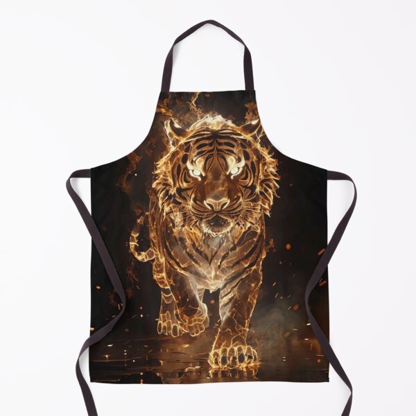 Item preview, Fiery Tiger Running Towards You designed and sold by Areebanawab.