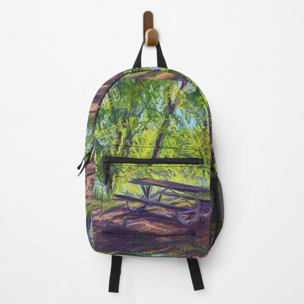Item preview, Banco de picnic bajo el sol de la mañana designed and sold by kylepeterart.