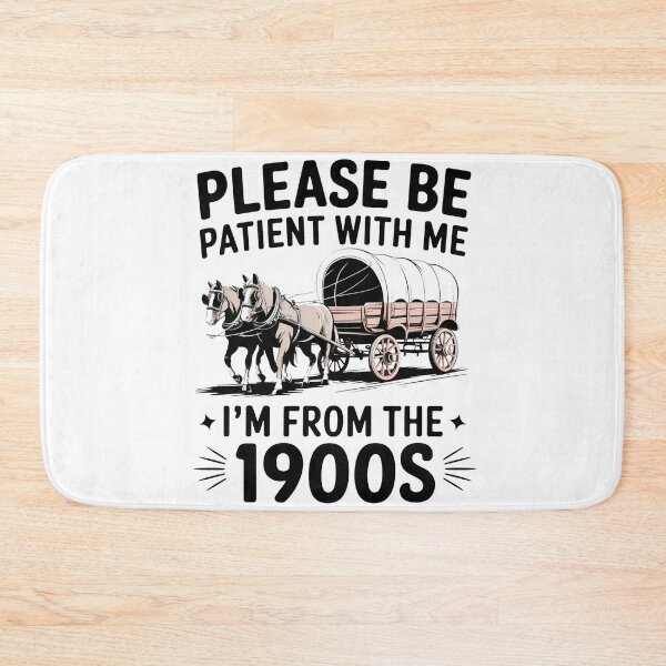 Item preview, Please Be Patient With Me I’m From the 1900s – Funny Vintage Wagon Tee designed and sold by Khoulaly    ⭐⭐⭐⭐⭐.