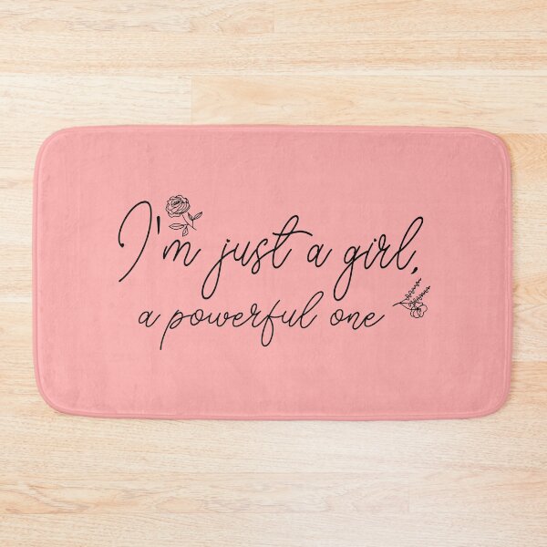 Item preview, Soy solo una chica, una poderosa palabra floral Art designed and sold by ClearAndHappy.