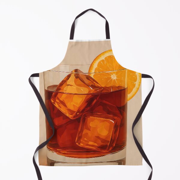 Item preview, Modern Orange Whiskey Glass – Digital Wall Art Poster designed and sold by tarzbol.