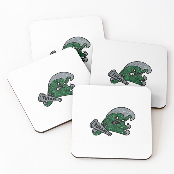 Item preview, Tulane mascot - sparkly green wave  designed and sold by craftsbymaya.