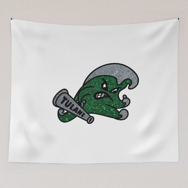 Item preview, Tulane mascot - sparkly green wave  designed and sold by craftsbymaya.