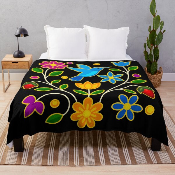 Item preview,  Anishinaabe Floral With Ojibwe Flowers and Strawberries designed and sold by YalenArt.
