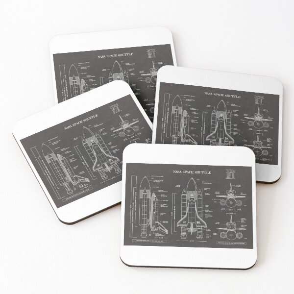 Item preview, NASA Space Shuttle (Blackboard) designed and sold by BGALAXY.