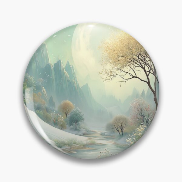 Item preview, Lunar Serenity: A Whispering Landscape designed and sold by bloorose.