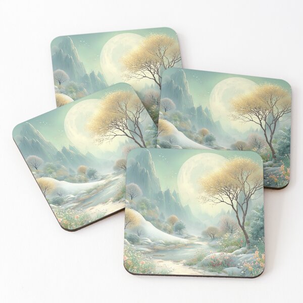 Item preview, Lunar Serenity: A Whispering Landscape designed and sold by bloorose.