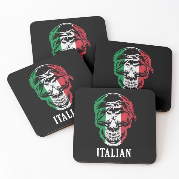 Item preview, Italy Flag Skull - Cool Italian Culture  designed and sold by MasartDesigns.