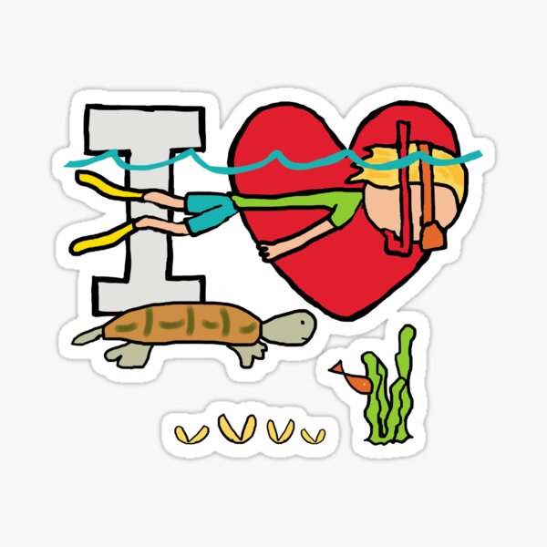 Item preview, I Love Snorkeling designed and sold by Mark-Ewbie.