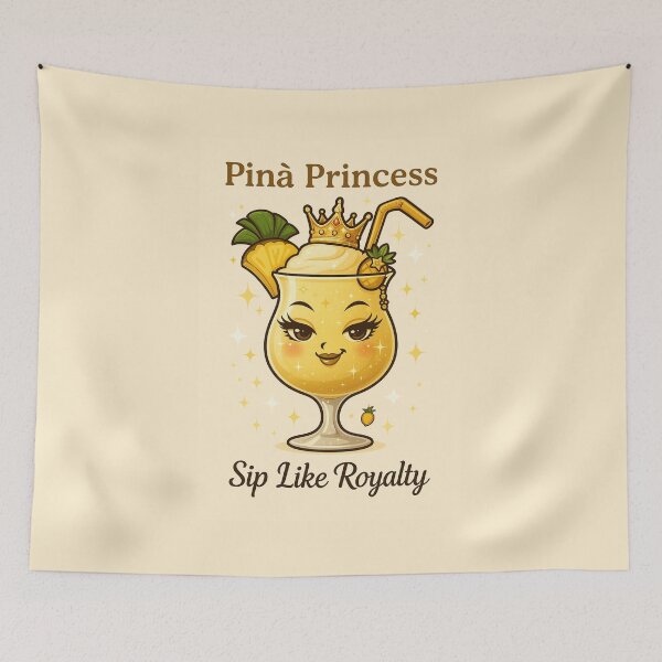 Item preview, Pinā Princess – Sip Like Royalty designed and sold by MoonBliss-co-uk.