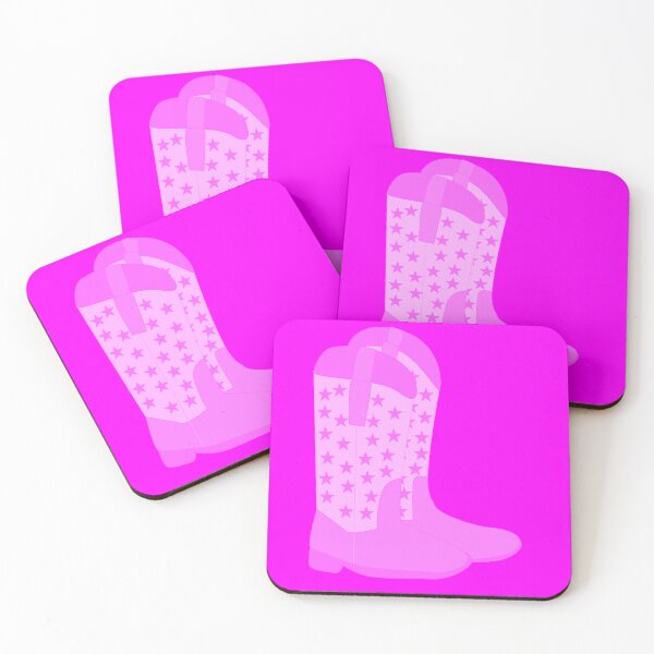 Item preview, Cowboy Boots with Stars Pink designed and sold by ValeriesGallery.