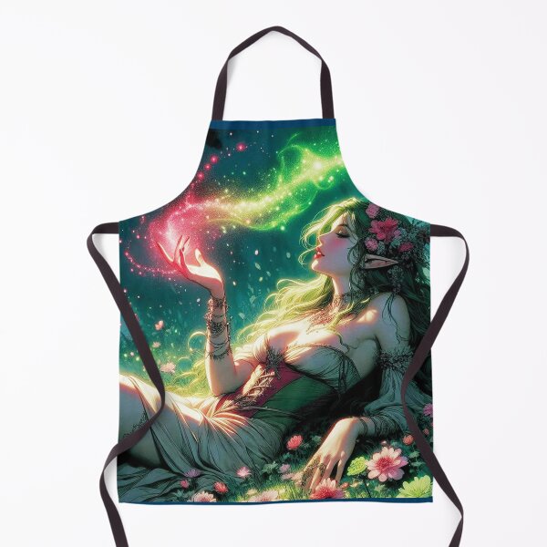 Item preview, Beautiful Elf Girl Playing With Magic 1 designed and sold by Arcane Fantasy Art.