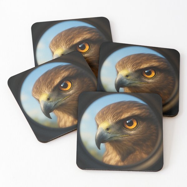Item preview, Majestic Hawk in Midair Gaze designed and sold by cottoncode.
