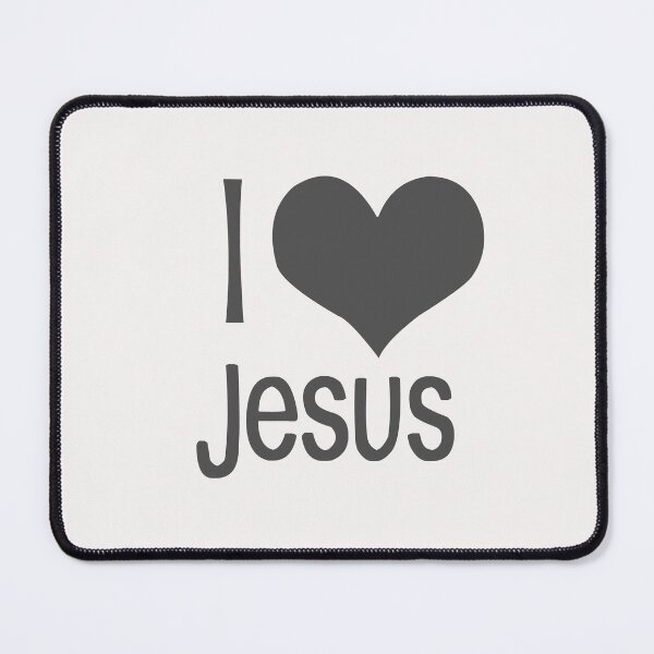Item preview, I love Jesus white designed and sold by ZiphGames.