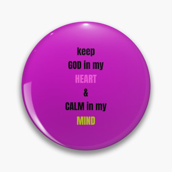 Item preview, keep God — Confident Self-Love Minimalist Design Violet designed and sold by Yana Mustafina | Boho Soulful Designs.