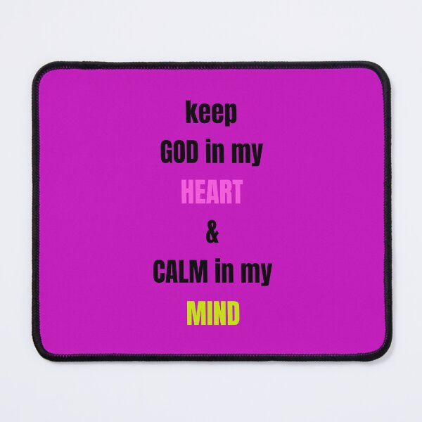 Item preview, keep God — Confident Self-Love Minimalist Design Violet designed and sold by Yana Mustafina | Boho Soulful Designs.