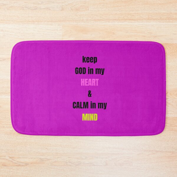 Item preview, keep God — Confident Self-Love Minimalist Design Violet designed and sold by Yana Mustafina | Boho Soulful Designs.