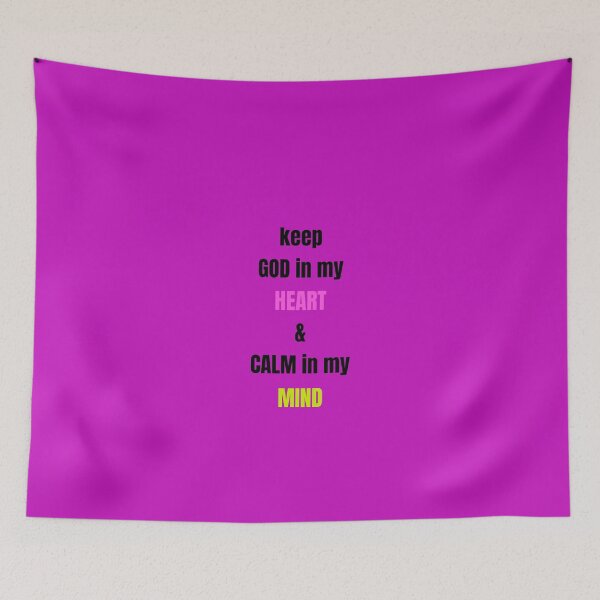 Item preview, keep God — Confident Self-Love Minimalist Design Violet designed and sold by Yana Mustafina | Boho Soulful Designs.