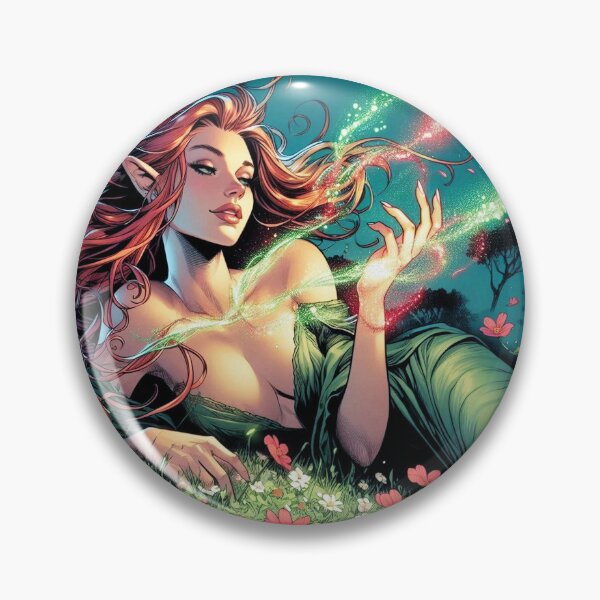 Item preview, Beautiful Elf Girl Playing With Magic 2 designed and sold by Arcane Fantasy Art.
