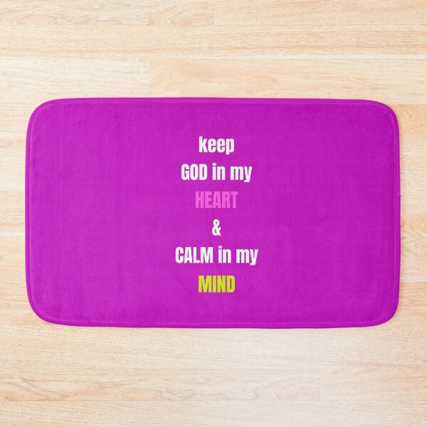 Item preview, Violet keep God — Confident Self-Love Minimalist Design  designed and sold by Yana Mustafina | Boho Soulful Designs.