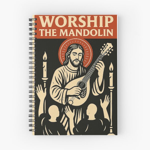 Item preview, Worship The Mandolin! designed and sold by Quatermass Collectibles.