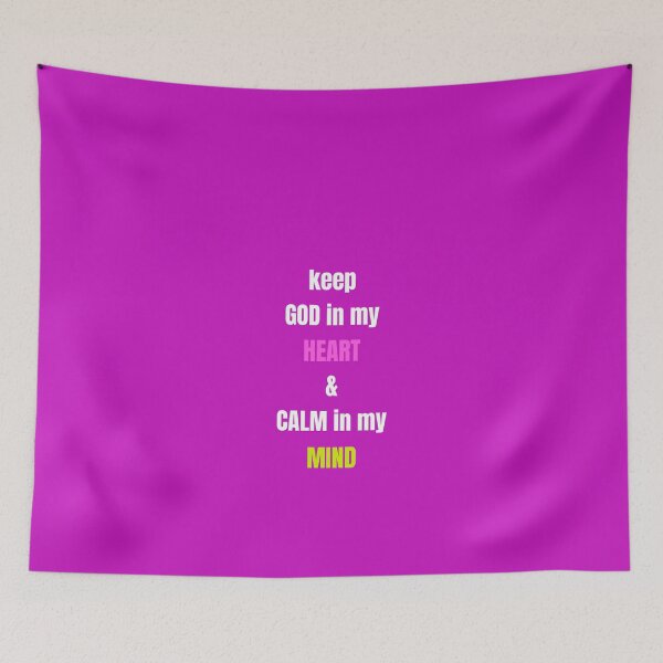 Item preview, Violet keep God — Confident Self-Love Minimalist Design  designed and sold by Yana Mustafina | Boho Soulful Designs.