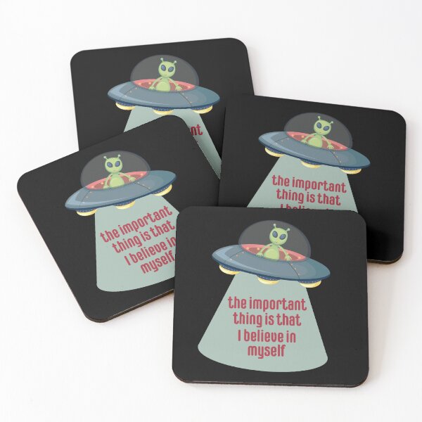 Item preview, Alien - The Important Thing is that I Believe in Myself designed and sold by MasartDesigns.