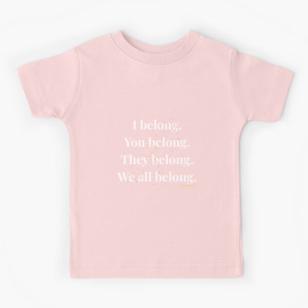 Item preview, I, You, They, We All Belong designed and sold by GHG Originals.