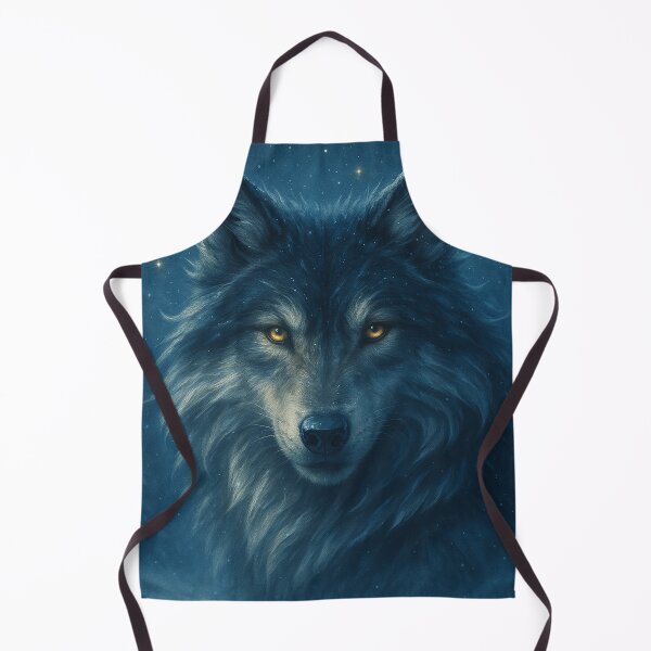 Item preview, Lone Wolf Beneath the Starry Snow designed and sold by cottoncode.