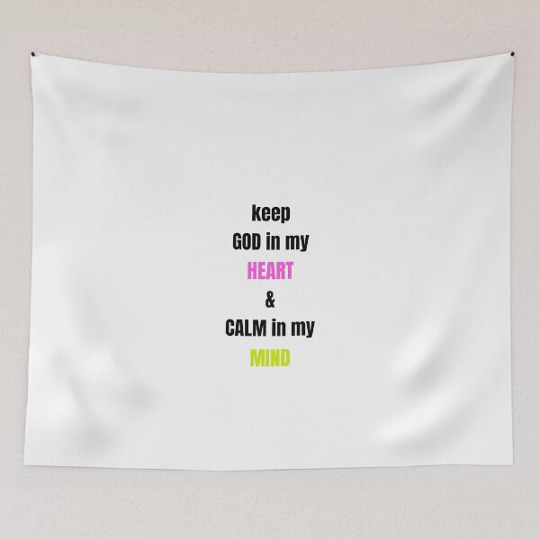 Item preview, keep God — Confident Self-Love Minimalist Design designed and sold by Yana Mustafina | Boho Soulful Designs.