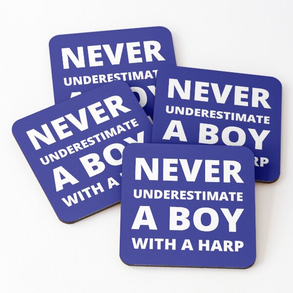 Item preview, Never underestimate a boy with a harp designed and sold by fev-rocks.