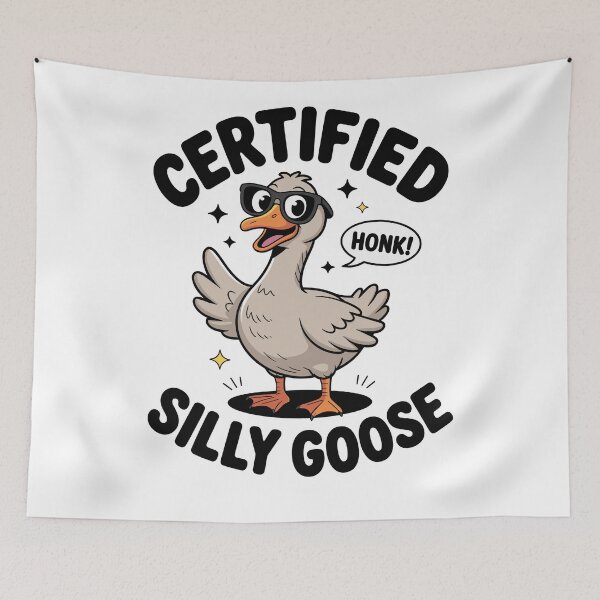 Artikelvorschau, Zertifizierte Silly Goose entworfen und verkauft von InkInduldge.