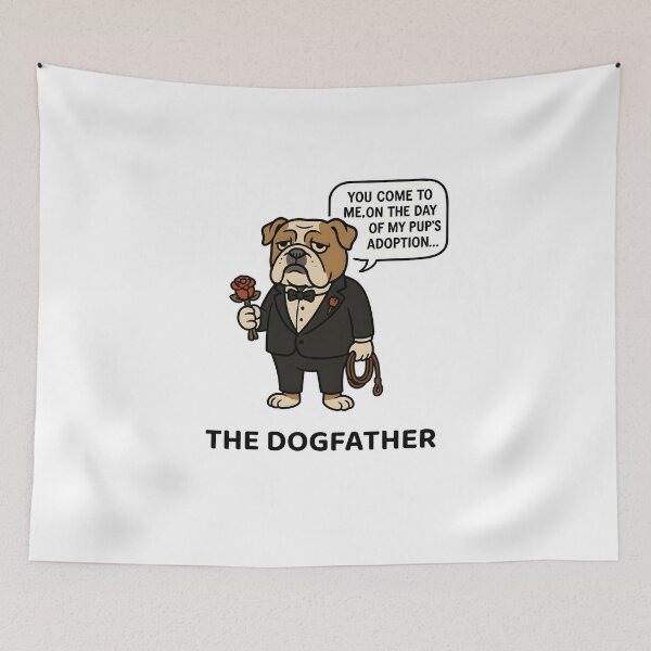 Item preview, The Dogfather – Bulldog Speech designed and sold by celtveor.