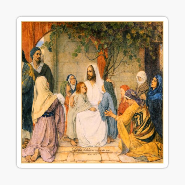Item preview, Let The Children Come To Me... Matthew 19:14 designed and sold by LitanyLane.