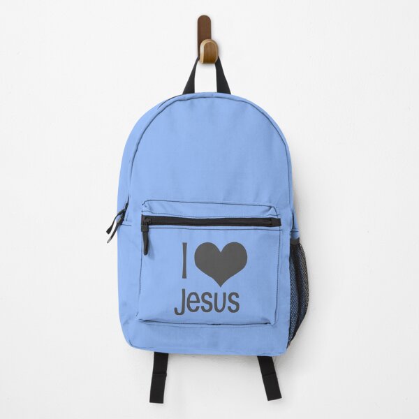 Item preview, I love Jesus blue designed and sold by ZiphGames.