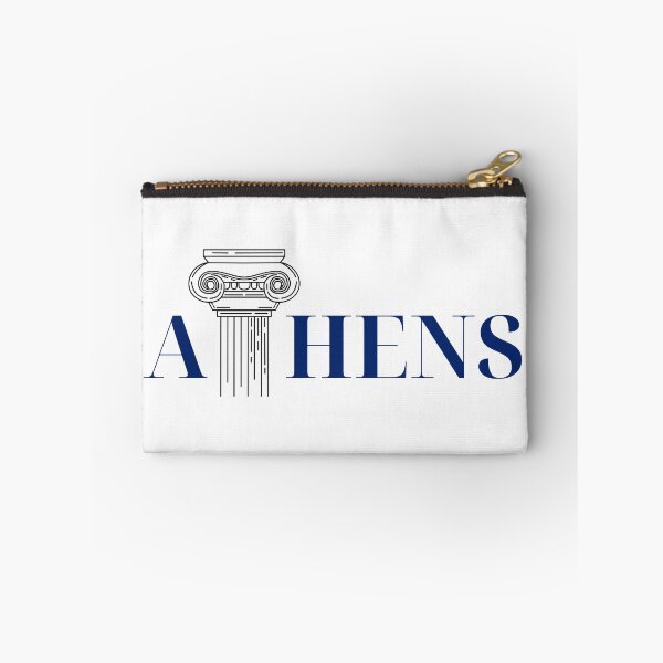 Item preview, Modern Minimalist “ATHENS” Typography Art in Deep Navy designed and sold by MetaMuralStudio.