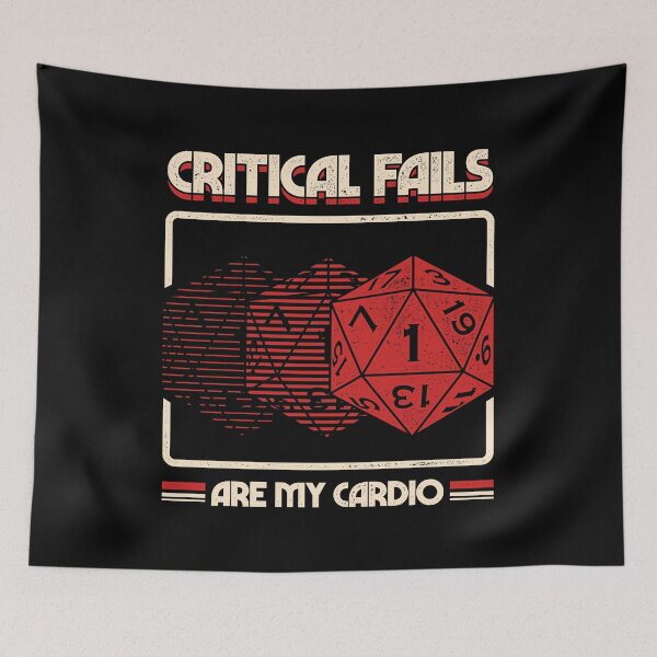 Item preview, Critical Fails Are My Cardio designed and sold by sachpica.