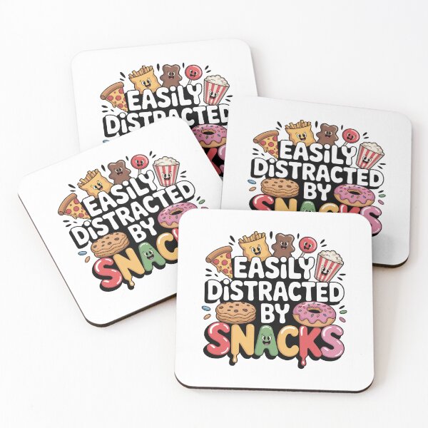 Item preview, Easily distracted by snacks designed and sold by InkInduldge.