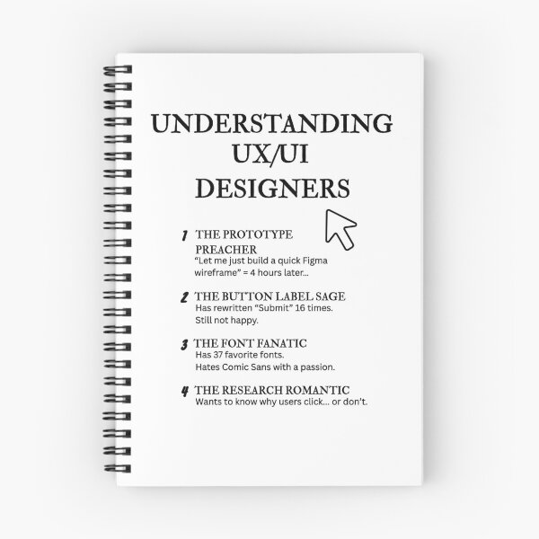 Item preview, Understanding UX/UI Designers – Funny Interface Life Definitions designed and sold by PsyFlow35.