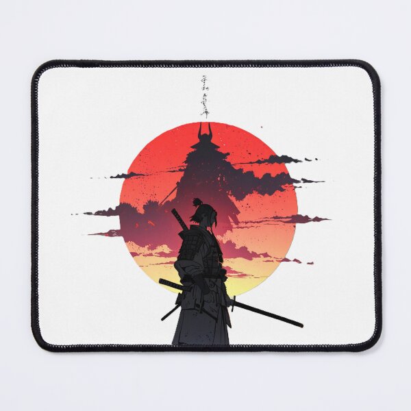 Artikelvorschau, Samurai bei Sonnenuntergang entworfen und verkauft von SuperNerdStore.
