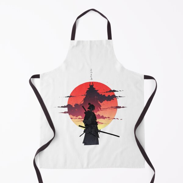 Artikelvorschau, Samurai bei Sonnenuntergang entworfen und verkauft von SuperNerdStore.