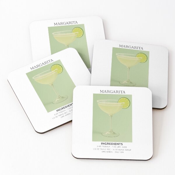 Item preview, Classic Margarita Recipe - Refreshing Cocktail Art Print designed and sold by tarzbol.
