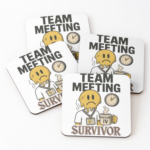 Item preview, Team Meeting Survivor for Office Warriors designed and sold by Digiart Den.