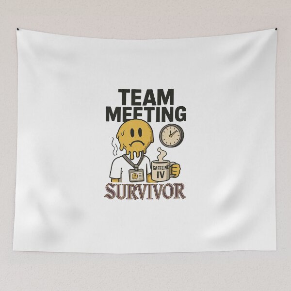 Item preview, Team Meeting Survivor for Office Warriors designed and sold by Digiart Den.