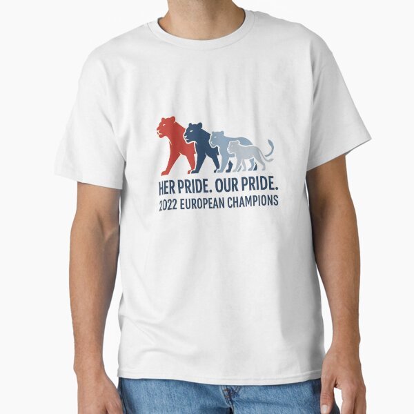 Item preview, Her Pride. Our Pride. – Lionesses 2022 Champions designed and sold by Final Whistle Art.