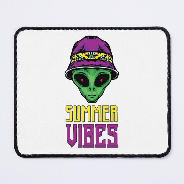 Item preview, Summer Vibes - Funny Alien Quote - Cool UFO designed and sold by MasartDesigns.