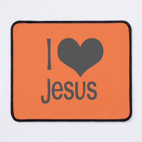 Item preview, I love Jesus orange designed and sold by ZiphGames.