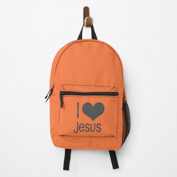 Item preview, I love Jesus orange designed and sold by ZiphGames.