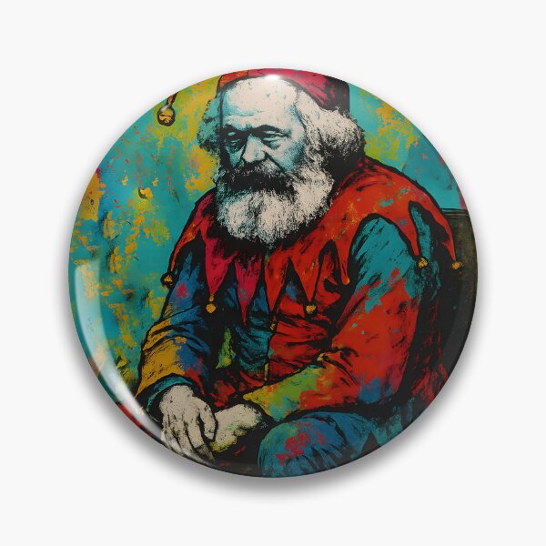 Item preview, I Was the Fool – Karl Marx in Chains (NeoPunk Protest Art) designed and sold by oneof21million.