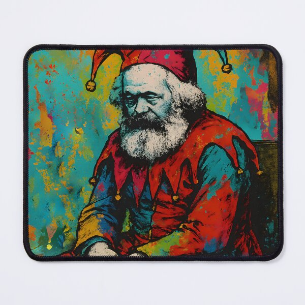 Item preview, I Was the Fool – Karl Marx in Chains (NeoPunk Protest Art) designed and sold by oneof21million.